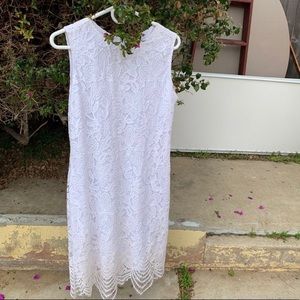 Floral embroidered dress